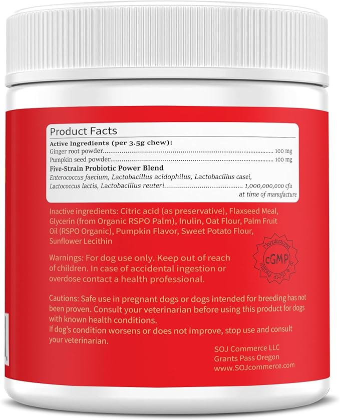 DiOGi and Me Probiotics for Dogs - Digestive Enzymes for Gut Flora, Caprophagia, Diarrhea & Bowel Support - Clinically Studied DE111 - Dog Supplement Soft Chew for Pet Immune System