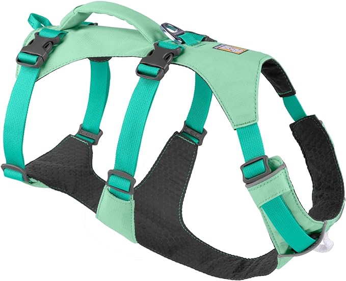 Ruffwear, Flagline Dog Harness, Lightweight and Reflective, No Pull Dog Lift Harness for Hiking, Running and Everyday Use, Sage Green, Large/X-Large