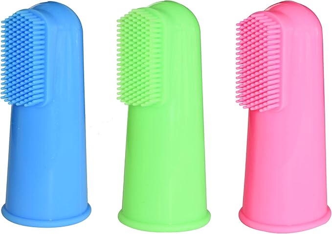Dog Toothbrush Cat & Dog Toothbrush Soft Bristle Pet Toothbrush Combo Pack for The Dental Care of Your Small to Large Dogs, Cats, Most Pets