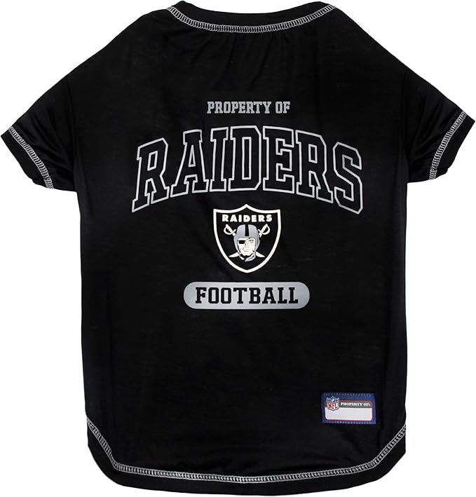Pets First Oakland Raiders T-Shirt, X-Small