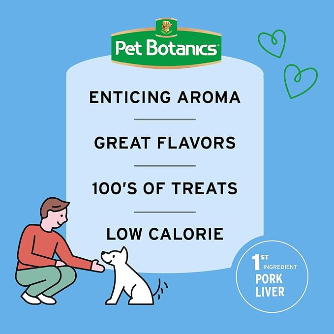 Pet Botanics 4 oz. Pouch Training Rewards Mini Soft & Chewy, Chicken Flavor, with 200 Treats Per Bag, The Choice of Top Trainers