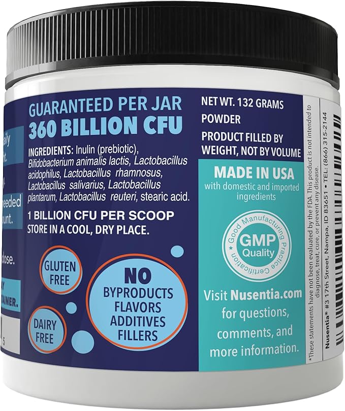 Probiotics for Dogs -(360 Scoops)-Probiotic Miracle -Advanced, Species Specific Probiotics and Prebiotics to Stop Diarrhea, Loose Stool, and Yeast-Plus Immune Support