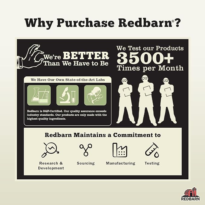 Redbarn All-Natural Barky Bark Beef Jerky for Dogs - Medium 4-5" Strips - Premium Grain-Free & Rawhide-Free Treats w/Chondroitin & Glucosamine for Joint Health - 6 Count