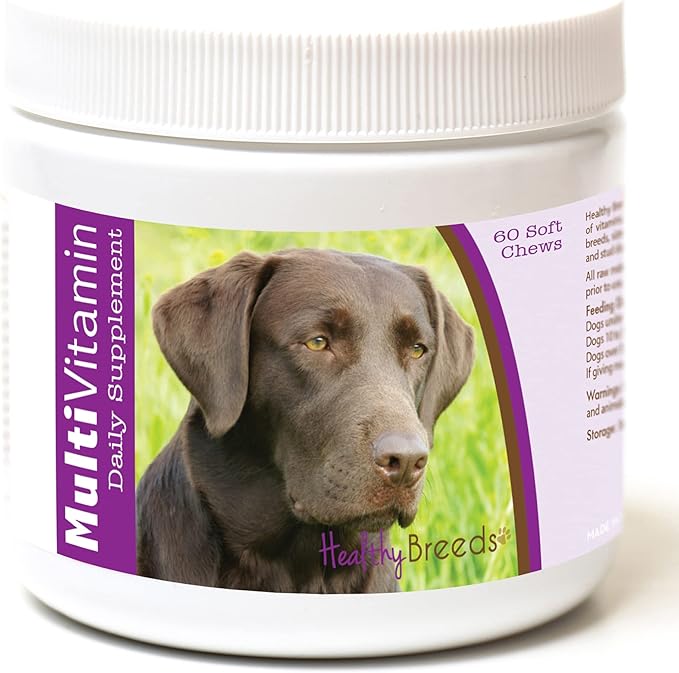 Healthy Breeds Labrador Retriever Multi-Vitamin Soft Chews 60 Count