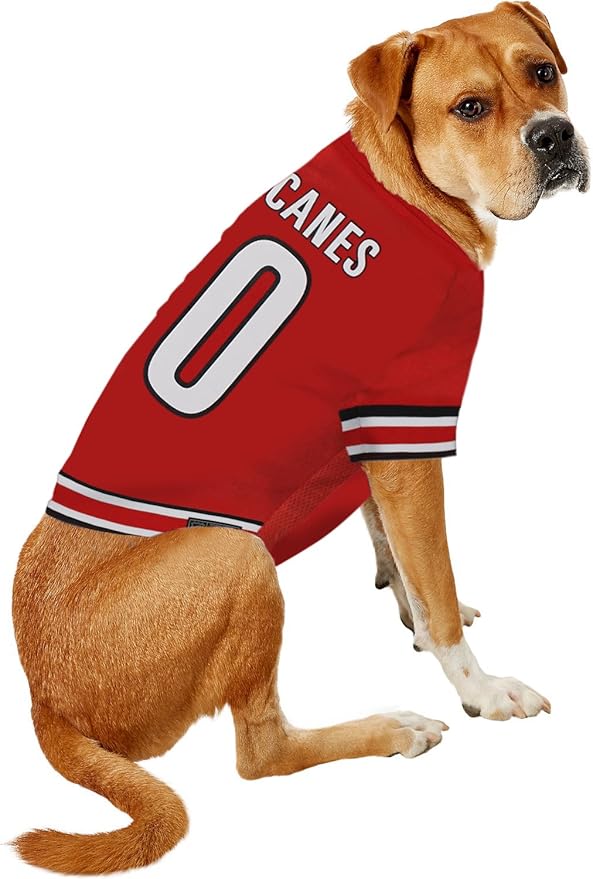 Pets First NHL Carolina Hurricanes Jersey for Dogs & Cats, Large. - Let Your Pet Be A Real NHL Fan!