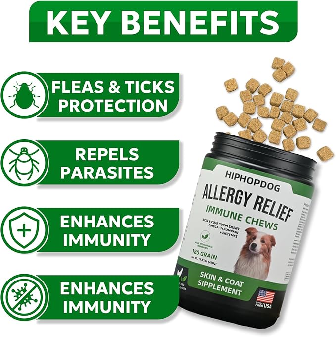Multivitamin Dog Supplement, Glucosamine Chondroitin for Dogs, Probiotics, Omega Fish Oil, Dog Supplements & Vitamins, Dog Vitamins for Skin and Coat Allergies, (Beef 180 ct)