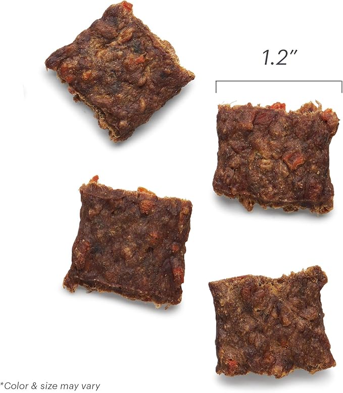 The Honest Kitchen Jerky Harvest Mini Bars: Beef Recipe With Carrots & Apples, 4 oz Bag