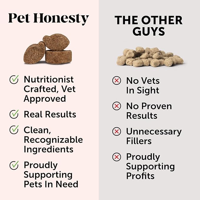 Pet Honesty Dog Allergy Relief Immunity Max Strength - Dog Allergy Chews, Probiotics for Dog, Dog Skin and Coat Supplement, Itch Relief for Dogs,Seasonal Allergy Support Supplement (Chicken)