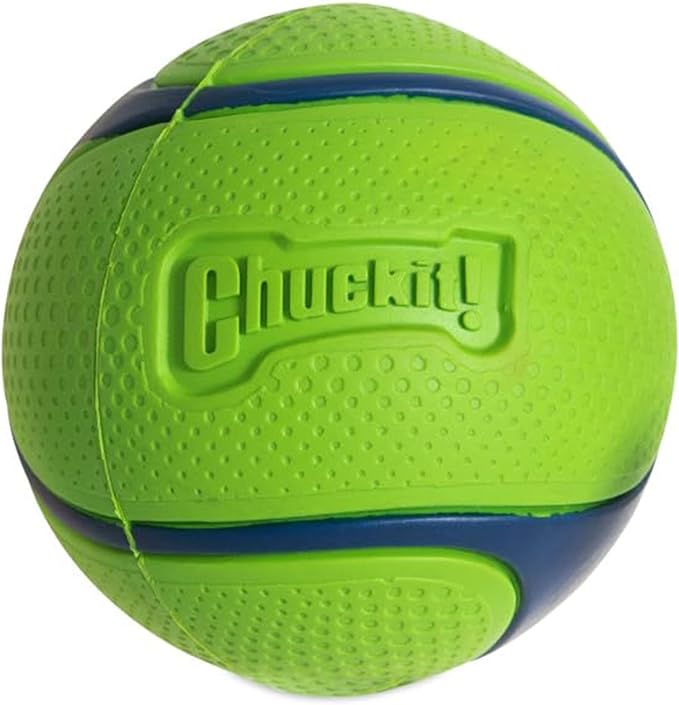 Chuckit! Sniff Ball Dog Toy, Durable High Bounce Peanut Butter Scented Rubber Dog Ball Fetch Toy, Medium, 1 Pack