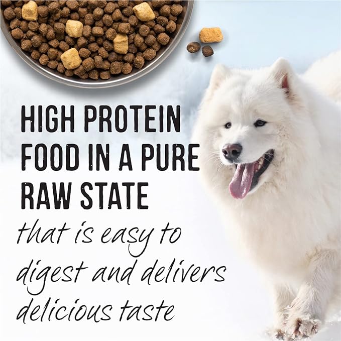 Merrick Backcountry Healthy Grains Kibble With Freeze Dried Raw Pieces, Great Plains Red Meat Recipe Dog Food - 4.0 lb. Bag
