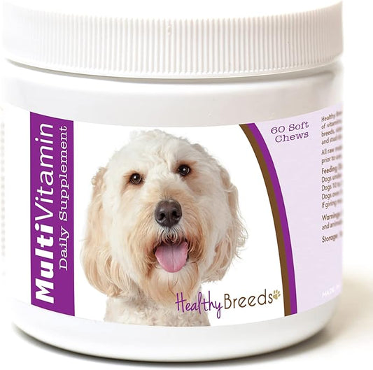 Healthy Breeds Labradoodle Multi-Vitamin Soft Chews 60 Count