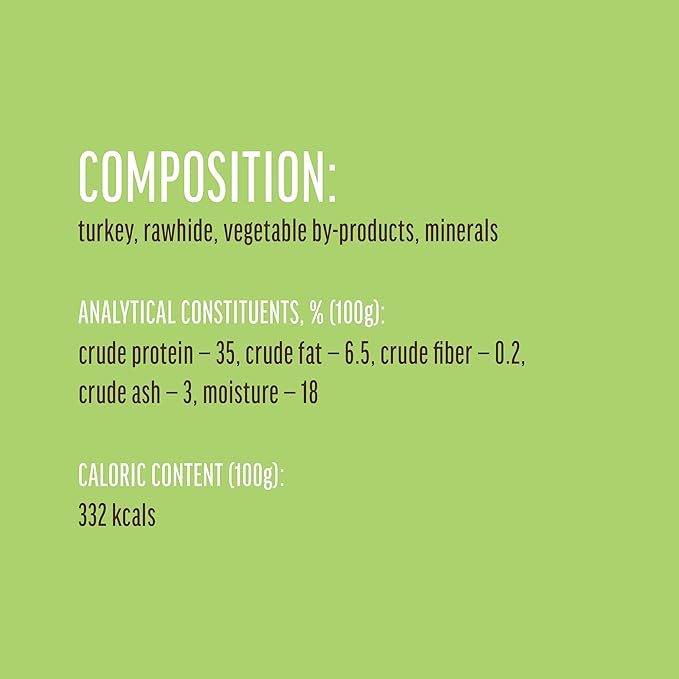 Turkey Meat Bones (Pack of 3) - Dog Treats - Turkey Meat Bones Made with Human-Grade, Real Meat & Ingredients - High Protein Turkey Treats for Dogs - No Artificial Flavors & Preservatives