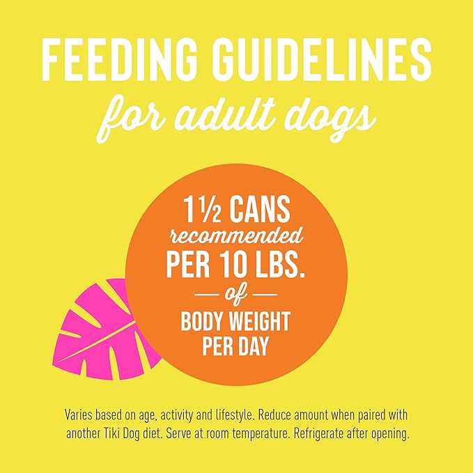 Tiki Dog Aloha Petites Gluten & Grain Free Wet Food for Adult Dogs with Shredded Meat & Superfoods, 9oz, 12 pk, Chicken Huli Huli