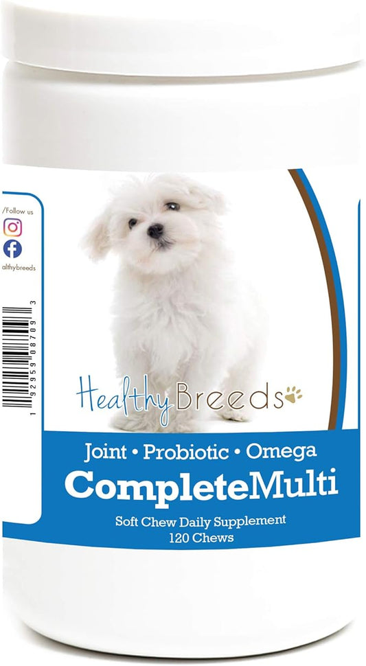 Healthy Breeds Maltese All in One Multivitamin Soft Chew 120 Count