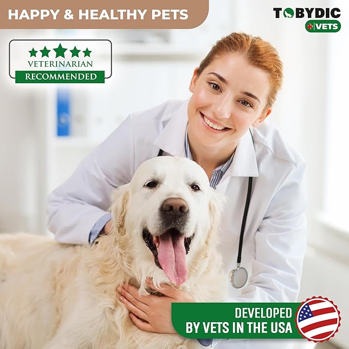 Broad Spectrum Herbal Medicine with Probiotic for Cats & Dogs - Treatment Helps to Remove Tapeworm, Whipworm, Roundworm, and Hookworm - Medication & Supplement Drops - Made in USA