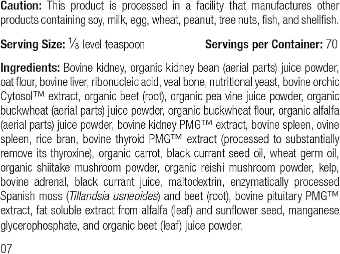 Standard Process - Canine Enteric Support - Digestive System Support for Dogs - 30 Grams