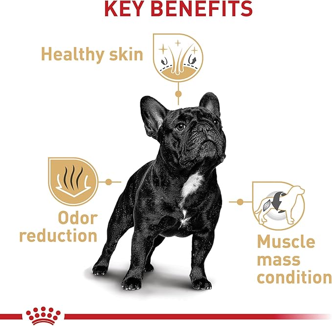 Royal Canin Breed Health Nutrition French Bulldog Adult: Dry Dog Food, 17 lb bag