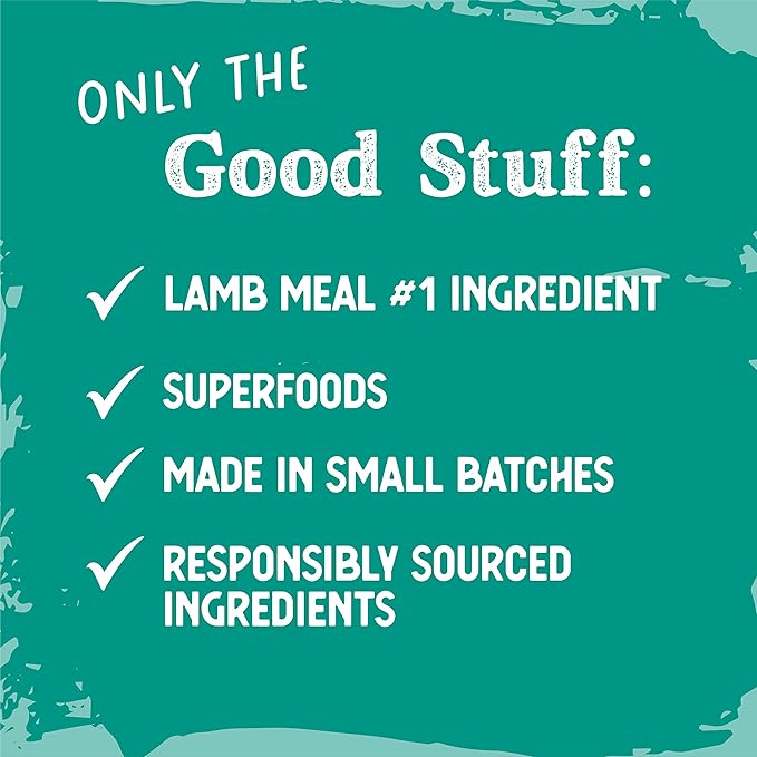 Ancestry Homeland Dog Food, Lamb Meal & Sweet Potato, Blend of Lamb, Duck, Salmon & Pork, Multi-Protein Mix, For All Life Stages, Grain Free, Digestiable, Gut Health & Immune Support (4 lb. Bag)