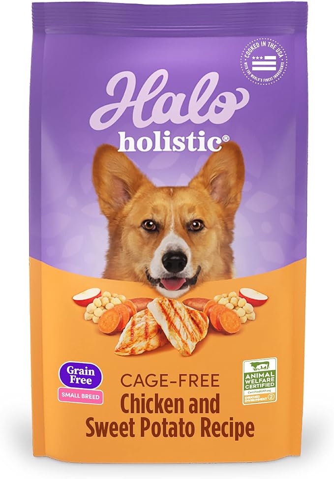 Halo Holistic Small Breed Grain Free Cage-free Chicken & Sweet Potato Recipe 3.5 lb