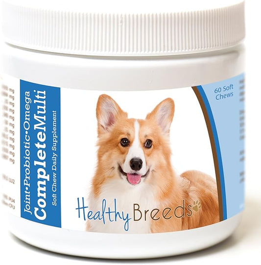 Healthy Breeds Pembroke Welsh Corgi All in One Multivitamin Soft Chew 60 Count