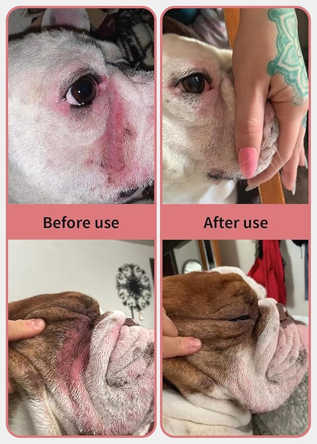 Wrinkle Wipes + Wrinkle Balm for Dogs | Bulldog, French Bulldog, Pug, English Bulldog | Cleans & Soothes Wrinkles, Folds, Tear Stain, Tail Pockets & Paws