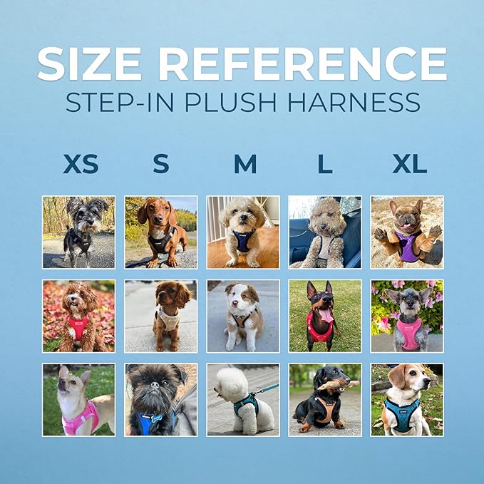 Voyager Step-In Plush Dog Harness – Soft Plush, Step In Vest Harness for Small and Medium Dogs by Best Pet Supplies - Harness (Chocolate Suede), XS (Chest: 13 - 14.5")