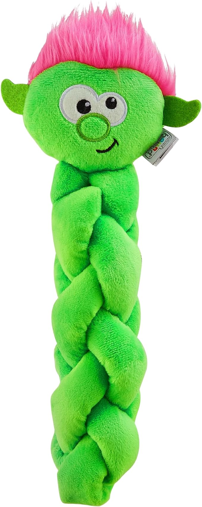 Outward Hound Nina Ottosson Twistiez Interactive Plush Dog Puzzle Dog Enrichment Toys Dog Treat Puzzle, Plush, Small, Green