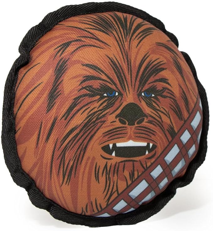 Buckle-Down Dog Toy, Star Wars, Ballistic Squeaker Chewbacca Face