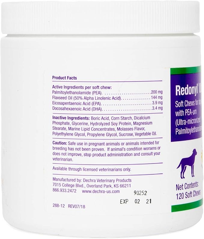 Dechra Redonyl Ultra Soft Chews for Dogs (200mg), 120 Soft Chews