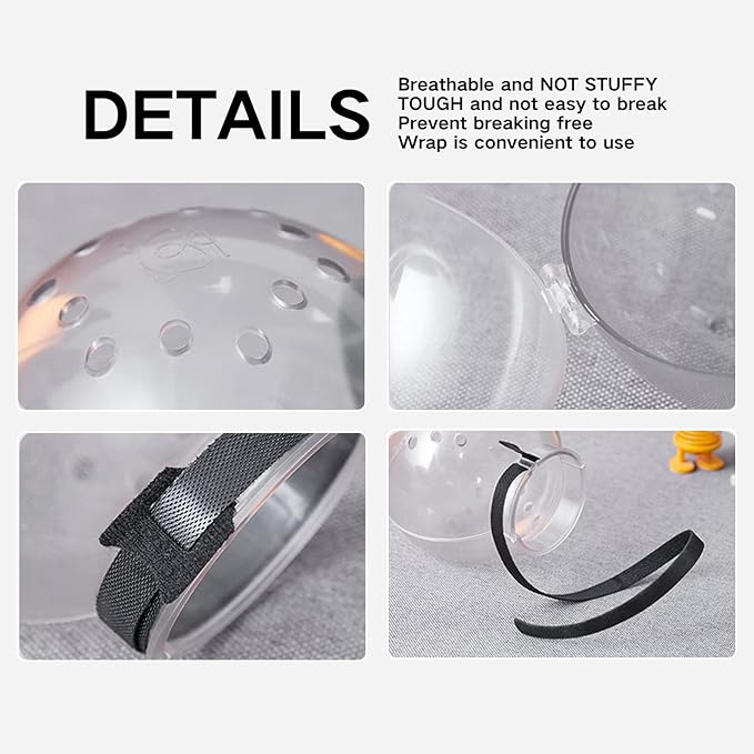 Cat Muzzle for Grooming,Bubble Muzzle and Boots for Nail Trimming,Cat Grooming Mask with Anti Bite,Cat Astronaut Helmet,Cat Breathable Muzzle and Silicone Paw Covers