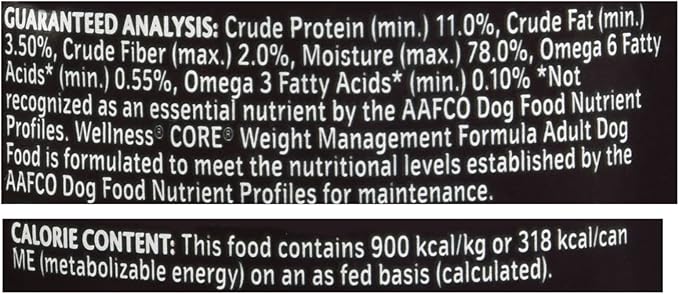 Wellness Core Grain Free Weight Management - 12.5Oz(pack of 12)