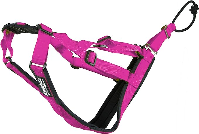 Neewa Adjustable Sled Pro Harness (Small, Pink), Dog Harness Large Breed, Dog Pulling Harness, Giant Dog Harness, Sled Harness for Pulling, Great for Dog Joring
