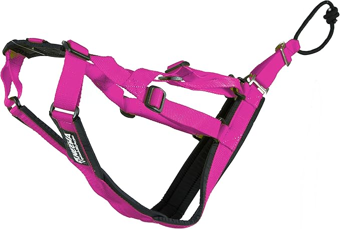 Neewa Adjustable Sled Pro Harness (Large, Pink), Dog Harness Large Breed, Dog Pulling Harness, Giant Dog Harness, Sled Harness for Pulling, Great for Dog Joring