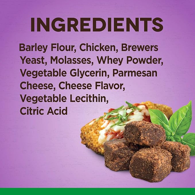 Zoe Tender Chunks for Dogs, All Natural Dog Treats, Grain-Free, Chicken and Parmesan Recipe, 5.3 oz., 92042 (Pack of 2)