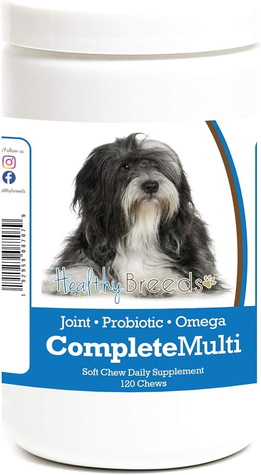 Healthy Breeds Lhasa Apso All in One Multivitamin Soft Chew 120 Count