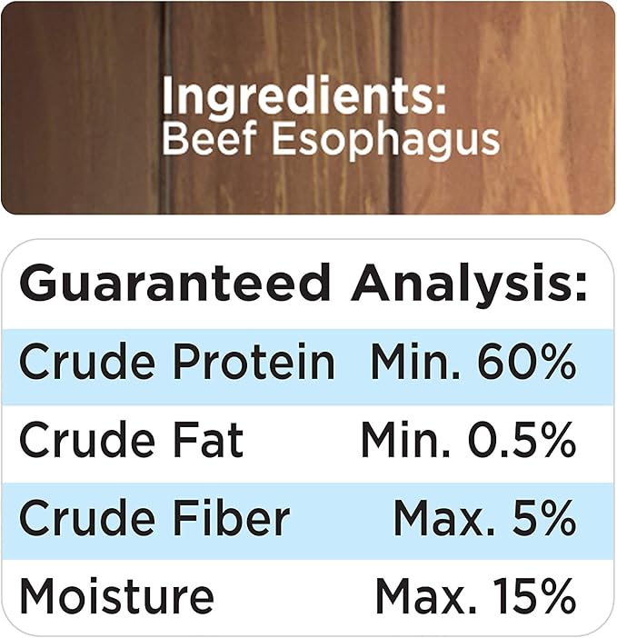 Cadet 100% Beef Sticks Dog Treats - Long-Lasting, Healthy & Natural Beef Esophagus Treats for Small & Large Dogs - Low Calorie & High Protein Dog Chews - Medium (10 Count)