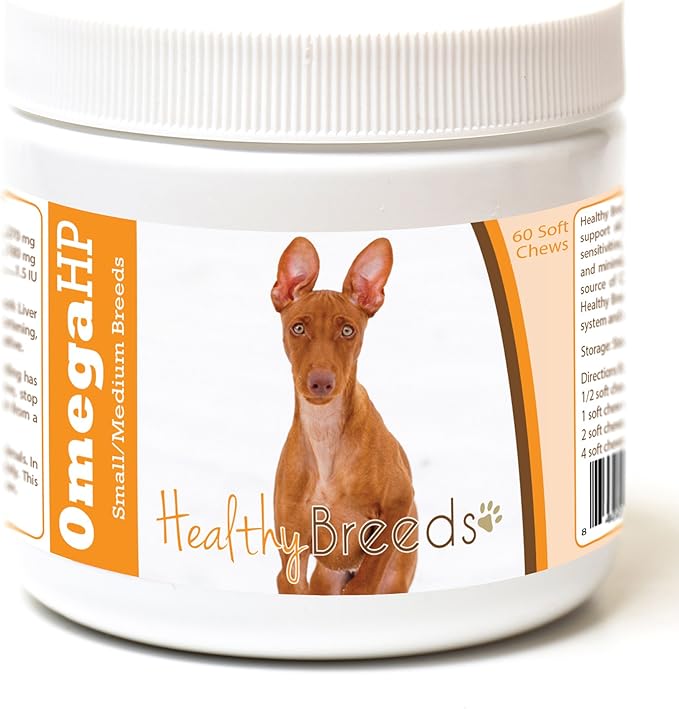 Healthy Breeds Cirnechi dell'Etna Omega HP Fatty Acid Skin and Coat Support Soft Chews 60 Count