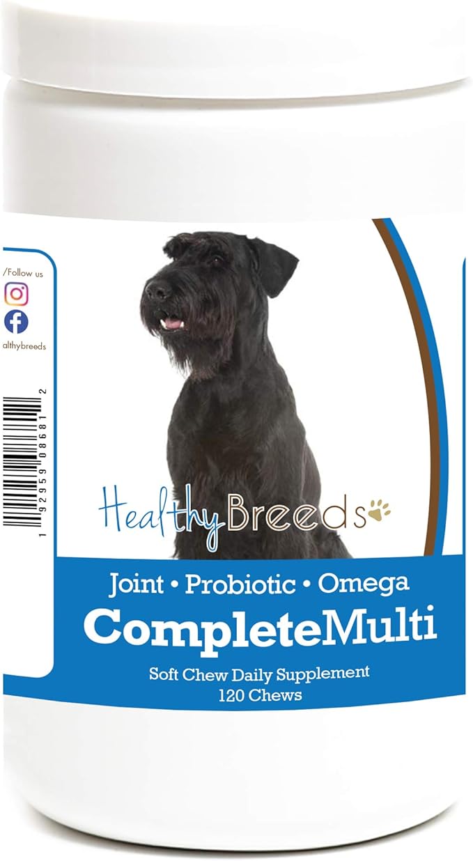 Healthy Breeds Giant Schnauzer All in One Multivitamin Soft Chew 120 Count