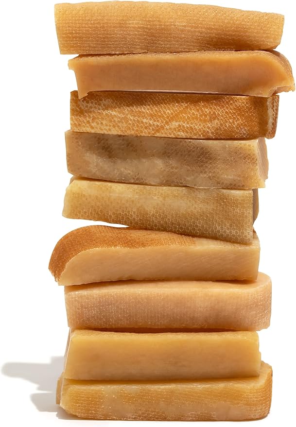 Yak Cheese Dog Treats - Natural Yak Chews from Himalayan Mountains - For Aggressive Chewers - Small, Value Pack 9 Chews - Grain Free, Lactose Free - Easily Digestible, Promotes Oral Health
