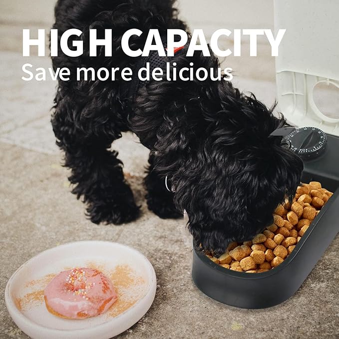 PAWISE Automatic Cat Feeder, 1.5 Cup, 48-Hour Timer, with Ice Pack, for Pet Food Dispensing