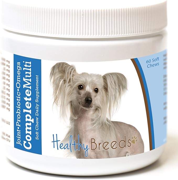 Healthy Breeds Chinese Crested All in One Multivitamin Soft Chew 60 Count
