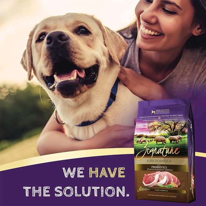 Zignature Pork Limited Ingredient Formula Dry Dog Food 4lb
