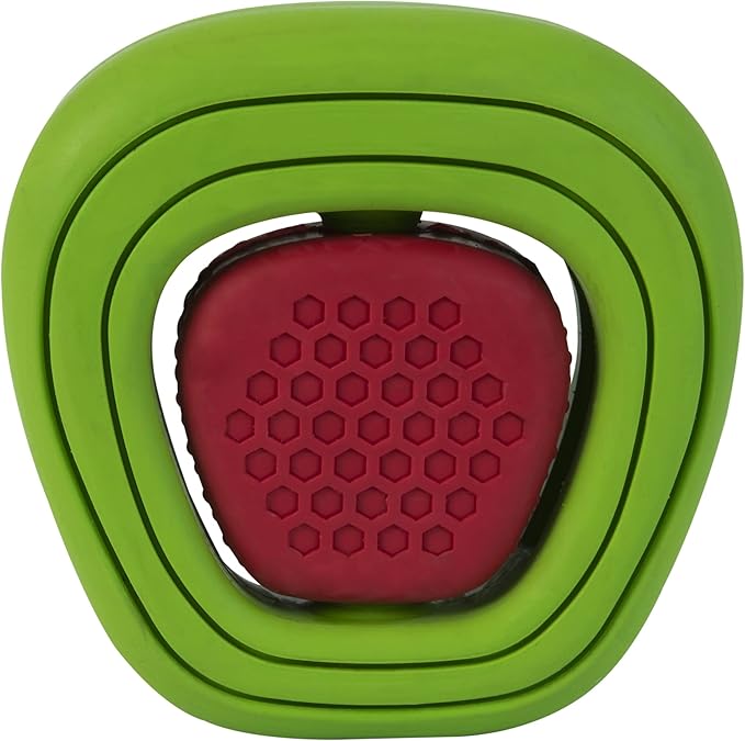 JW CHEW-EE Dental Dog Chew Toy; Cleans Your Pet's Teeth and Gums As They Play; Add Their Favorite Flavors, Apple Core