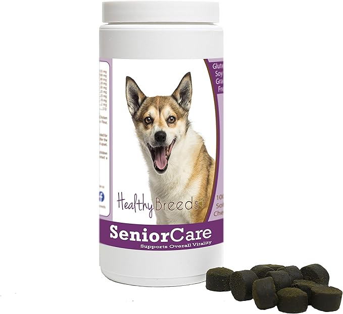 Healthy Breeds Norwegian Lundehund Senior Dog Care Soft Chews 100 Count