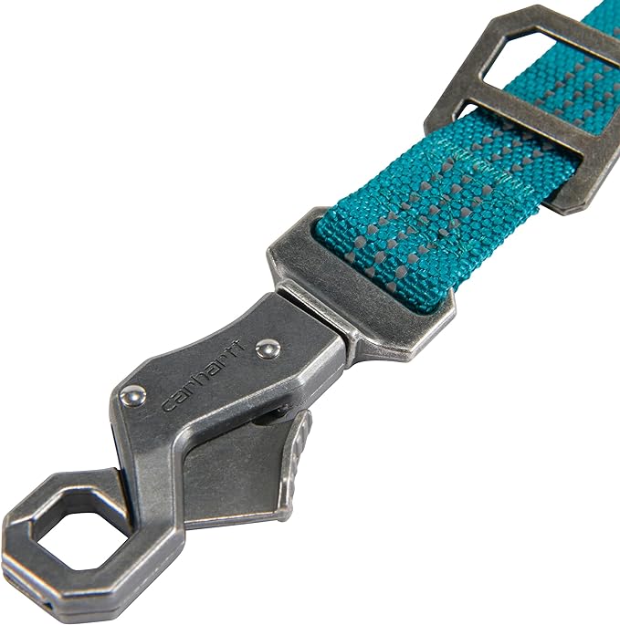 Carhartt Pet Durable Nylon Webbing Leashes for Dogs, Reflective Stitching for Visibility, Shaded Spruce, Large