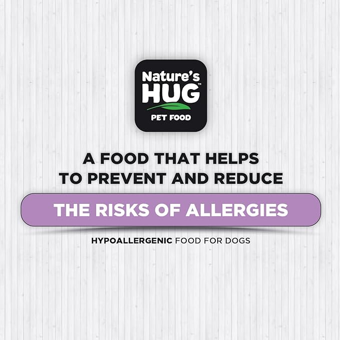 Nature's HUG Dry Dog Food | Sustainable Clean Protein | Supports Immune System | Grain Free | Non-GMO | Just Like Chicken Recipe | Hypoallergenic | 20lb Bags | Adult Toy & Small Breed Dogs
