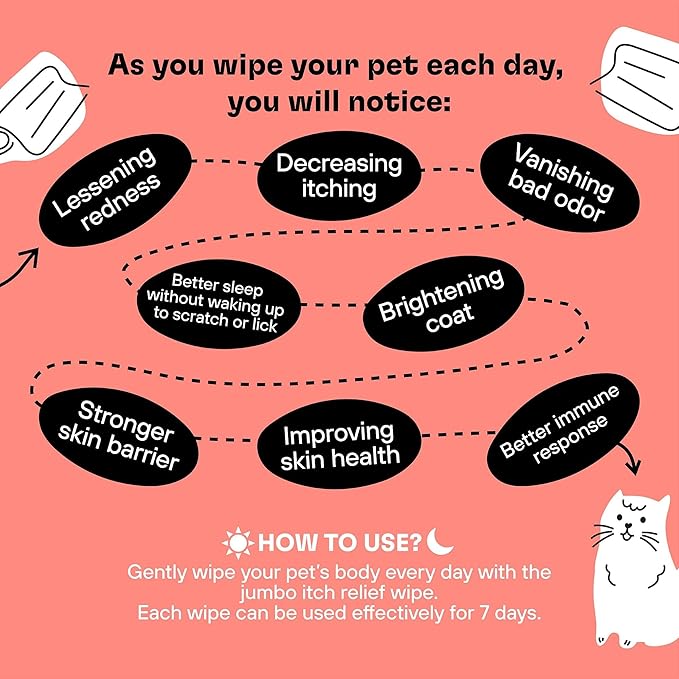 ZOOP XL Pet Wipes for Dogs & Cats – Thick, Huge Bath Wipes for Cleaning, Deodorizing, Conditioning, Wet Dog Wipes for Paws, Butt, Ear, Eye, Face, Whole Body, with Nanosilver-15 Count