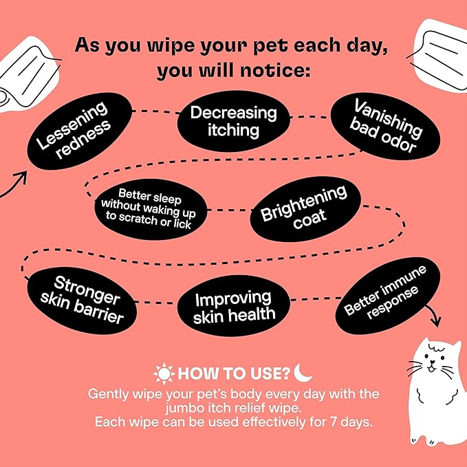 ZOOP XL Pet Wipes for Dogs & Cats – Thick, Huge Bath Wipes for Cleaning, Deodorizing, Conditioning, Wet Dog Wipes for Paws, Butt, Ear, Eye, Face, Whole Body, with Nanosilver-15 Count