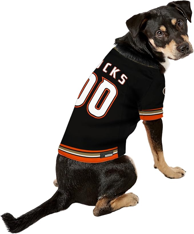 Pets First NHL Anaheim Ducks Jersey for Dogs & Cats, X-Large. - Let Your Pet Be A Real NHL Fan!