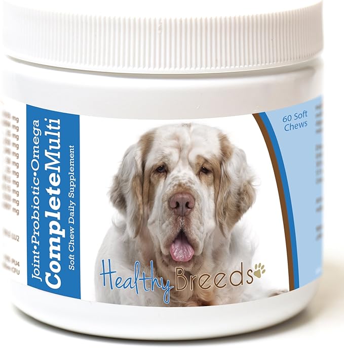 Healthy Breeds Clumber Spaniel All in One Multivitamin Soft Chew 60 Count